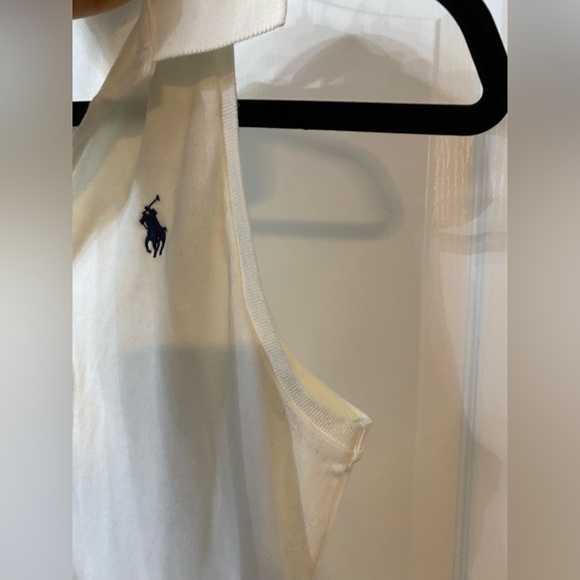 Ralph Lauren, White sleeveless polo dress size M - Picture 5 of 6